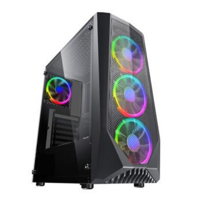 Imagem de MIDITOWER EUROTECH SLAYER RX23 RAGE 4X FAN ARGB MESH 