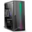 Imagem de CAIXA MIDITOWER NOX HUMMER SPARK ARGB LIGHTNING, PRETA 
