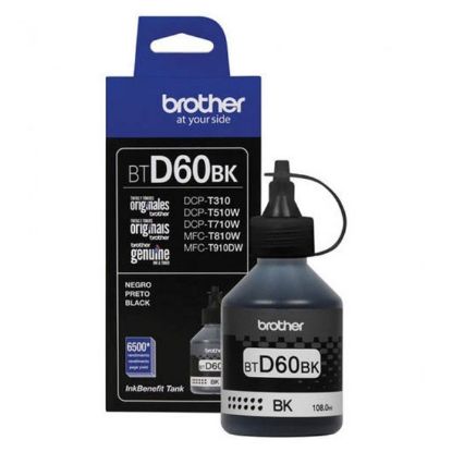 Imagem de Brother original ink BTD60BK, black, 6500str., 108ml, Brother DCP T310, DCP T510W, DCP T710W