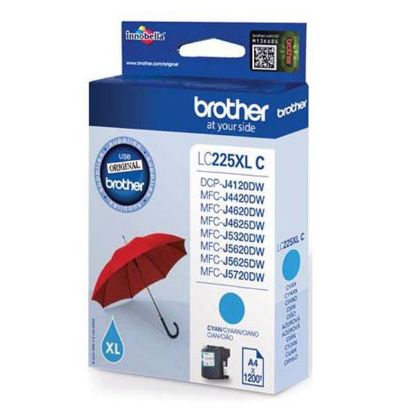 Imagem de Brother original ink LC-225XLC, cyan, 1200str., Brother MFC-J4420DW, MFC-J4620DW