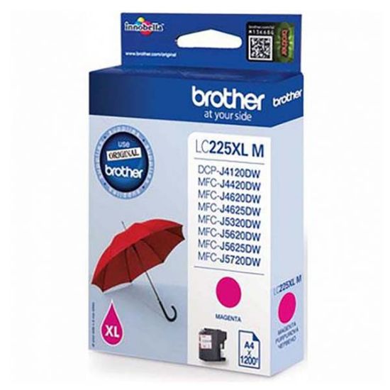 Imagem de Brother original ink LC-225XLM, magenta, 1200str., Brother MFC-J4420DW, MFC-J4620DW