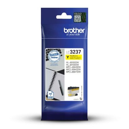 Imagem de Brother original ink LC-3237Y, yellow, 1500str., Brother MFC-J5945DW, MFC-J6945DW, MFC-J6947DW