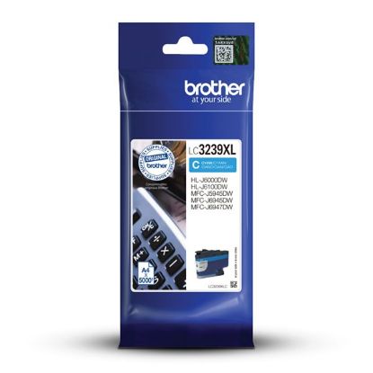 Imagem de Brother original ink LC-3239XLC, cyan, 5000str., Brother MFC-J5945DW, MFC-J6945DW, MFC-J6947DW