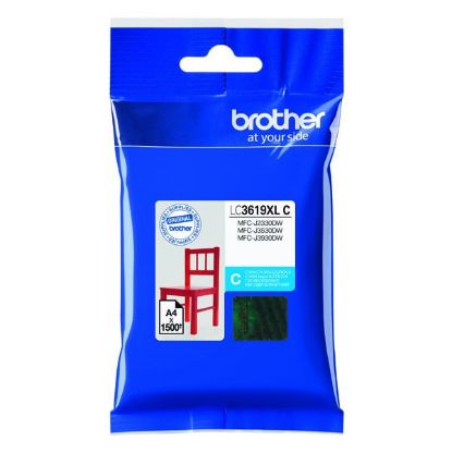 Imagem de Brother original ink LC-3619XLC, cyan, 1500str., Brother MFCJ2330, 3530, 3930