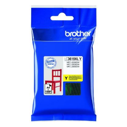 Imagem de Brother original ink LC-3619XLY, yellow, 1500str., Brother MFCJ2330, 3530, 3930