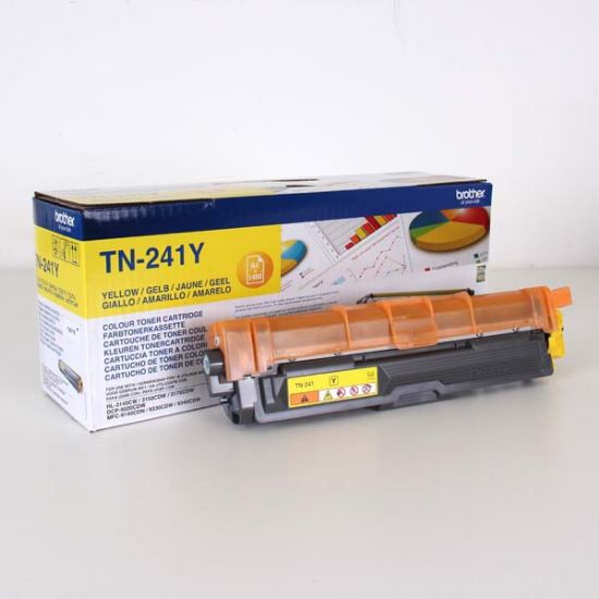 Imagem de Brother original toner TN241Y, yellow, 1400str., Brother HL-3140CW, 3170CW, O