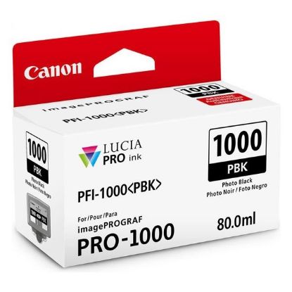 Imagem de Canon original ink 0546C001, photo black, 2205str., 80ml, PFI-1000PBK, Canon imagePROGRAF PRO-1000