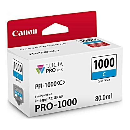 Imagem de Canon original ink 0547C001, cyan, 5025str., 80ml, PFI-1000C, Canon imagePROGRAF PRO-1000