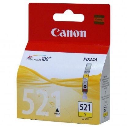Imagem de Canon original ink CLI521Y, yellow, 505str., 9ml, 2936B001, Canon iP3600, iP4600, MP620, MP630, MP980