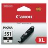 Imagem de Canon original ink CLI551BK XL, black, 1130str., 11ml, 6443B001, high capacity, Canon PIXMA iP7250, MG5450, MG6350, MG7550