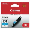 Imagem de Canon original ink CLI551C XL, cyan, 11ml, 6444B001, high capacity, Canon PIXMA iP7250, MG5450, MG6350, MG7550