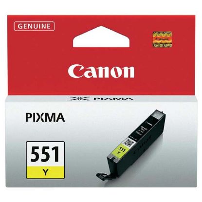 Imagem de Canon original ink CLI551Y, yellow, 7ml, 6511B001, Canon PIXMA iP7250, MG5450, MG6350, MG7550