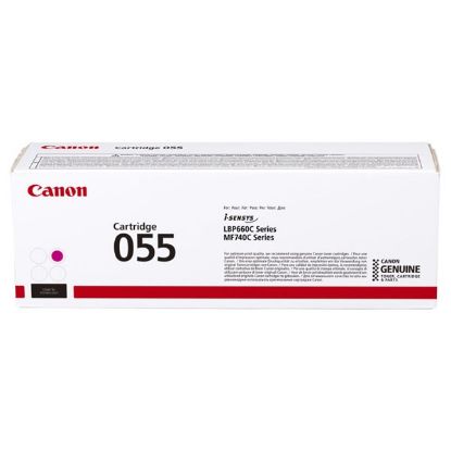 Imagem de Canon original toner 055M, magenta, 2100str., 3014C002, Canon MF742Cdw, MF744Cdw, MF746Cx, LBP663Cdw, LBP664Cx, O