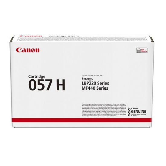 Imagem de Canon original toner 057H, black, 10000str., 3010C002, high capacity, Canon LBP228, LBP226, LBP223, MF449, MF446, MF445, MF443, O