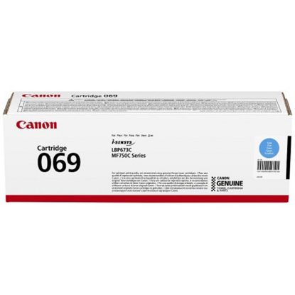 Imagem de Canon original toner 069C, cyan, 1900str., 5093C002, Canon MF752Cdw, 754Cdw, LBP673Cdw, O