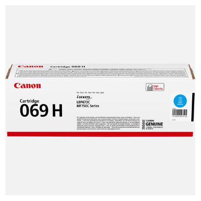 Imagem de Canon original toner 069CH, cyan, 5500str., 5097C002, high capacity, Canon MF752Cdw, 754Cdw, LBP673Cdw, O