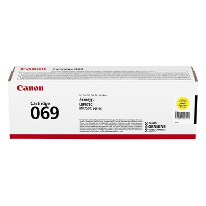 Imagem de Canon original toner 069Y, yellow, 1900str., 5091C002, Canon MF752Cdw, 754Cdw, LBP673Cdw, O