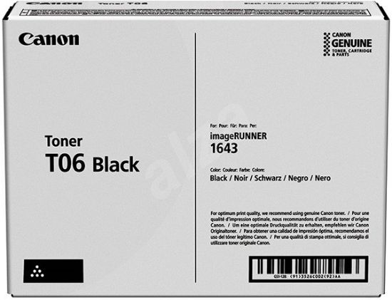 Imagem de Canon original toner T06, black, 20500str., 3526C002, Canon imageRUNNER 1643i, 1643iF, O