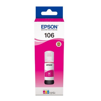 Imagem de Epson original ink C13T00R340, 106, magenta, 70ml, Epson EcoTank ET-7700, ET-7750, Express Premium ET-7750