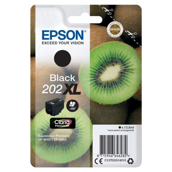 Imagem de Epson original ink C13T02G14010, 202 XL, black, 1x13.8ml, Epson XP-6000, XP-6005