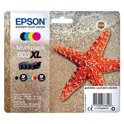 Imagem de Epson original ink C13T03A64010, 603XL, CMYK, 1x8.9ml + 3x4ml, Epson Expression Home XP-2100, 2105, 3100, 3105 WF-2310