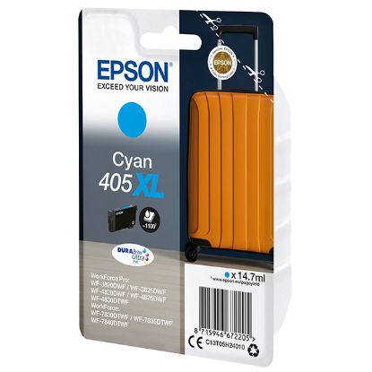 Imagem de Epson original ink C13T05H24010, 405XL, cyan, 1x14.7ml, Epson WF-7835DTWF, WF-7830DTWF, WF-7840DTWF, WF-4830DTWF