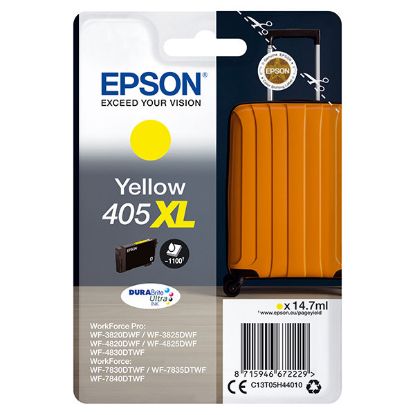 Imagem de Epson original ink C13T05H44010, 405XL, yellow, 1x14.7ml, Epson WF-7835DTWF, WF-7830DTWF, WF-7840DTWF, WF-4830DTWF