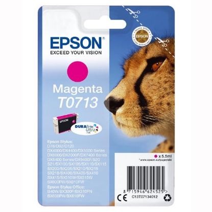 Imagem de Epson original ink C13T07134022, magenta, blister s ochranou, 5,5ml, Epson D78, DX4000, DX4050, DX5000, DX5050, DX6000, DX605