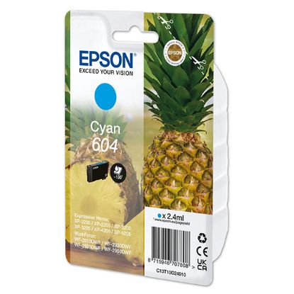 Imagem de Epson original ink C13T10G24010, T10G240, 604, cyan, 2.4ml, Epson XP-2200, XP-3200, XP-4200, WF-2930DWF, WF-2950DWF