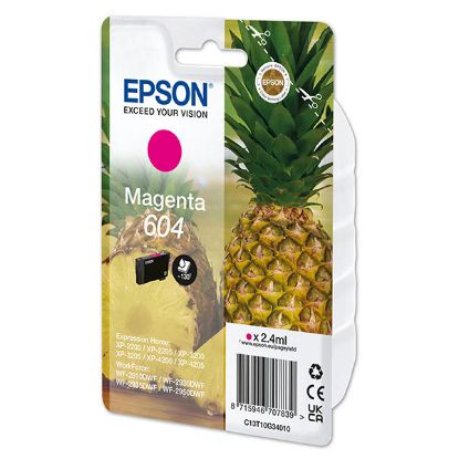 Imagem de Epson original ink C13T10G34010, T10G340, 604, magenta, 2.4ml, Epson XP-2200, XP-3200, XP-4200, WF-2930DWF, WF-2950DWF