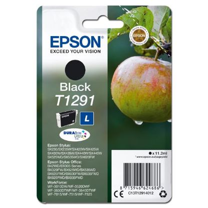 Imagem de Epson original ink C13T12914012, T1291, black, 385str., 11,2ml, Epson Stylus SX420W, 425W, Stylus Office BX305F, 320FW