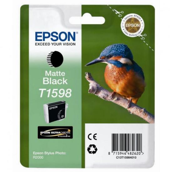 Imagem de Epson original ink C13T15984010, matte black, 17ml, Epson Stylus Photo R2000