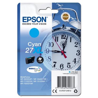 Imagem de Epson original ink C13T27124012, 27XL, cyan, 10,4ml, Epson WF-3620, 3640, 7110, 7610, 7620