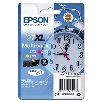 Imagem de Epson original ink C13T27154012, 27XL, color, 3x10,4ml, Epson WF-3620, 3640, 7110, 7610, 7620