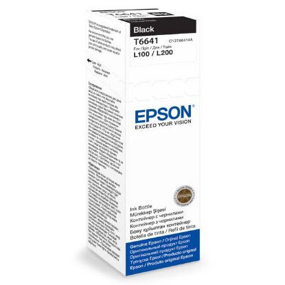 Imagem de Epson original ink C13T66414A, black, 70ml, Epson L100, L200, L300