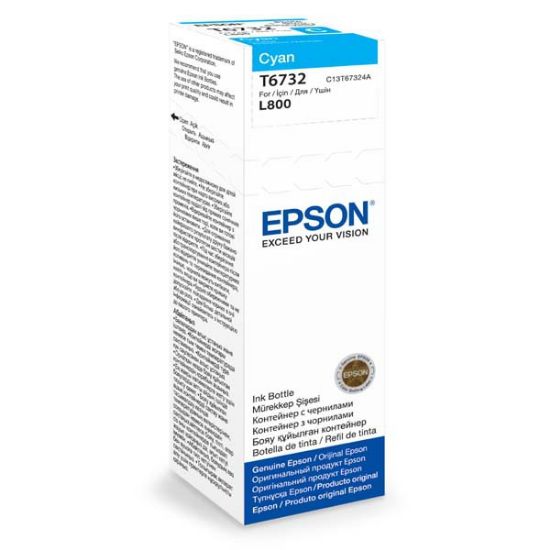 Imagem de Epson original ink C13T67324A, cyan, 70ml, Epson L800