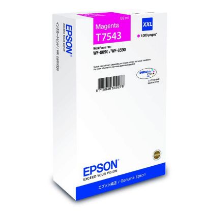 Imagem de Epson original ink C13T754340, T7543, XXL, magenta, 69ml, Epson WorkForce Pro WF-8090DW, WF-8590DWF