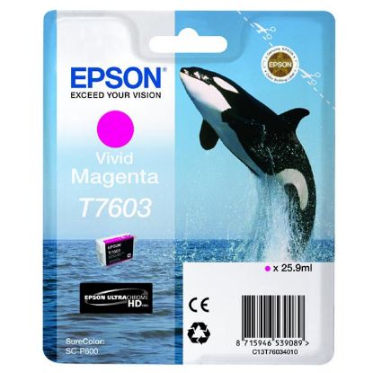 Imagem de Epson original ink C13T76034010, T7603, vivid magenta, 25,9ml, 1ks, Epson SureColor SC-P600