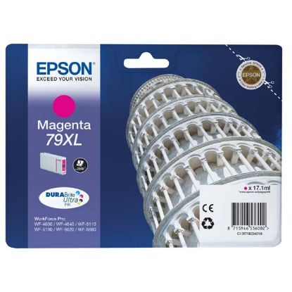 Imagem de Epson original ink C13T79034010, 79XL, XL, magenta, 2000str., 17ml, 1ks, Epson WorkForce Pro WF-5620DWF, WF-5110DW, WF-5690DWF