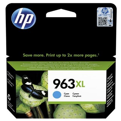 Imagem de HP original ink 3JA27AE#301, HP 963XL, cyan, blister, 1600str., 22.92ml, high capacity, HP Officejet Pro 9012, 9014, 9015, 9016, 9