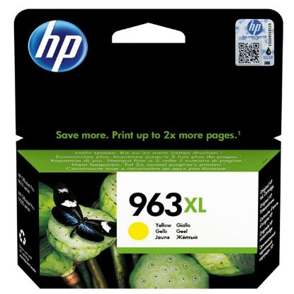 Imagem de HP original ink 3JA29AE, HP 963XL, yellow, 1600str., 22.92ml, high capacity, HP Officejet Pro 9012, 9014, 9015, 9016, 9019/P