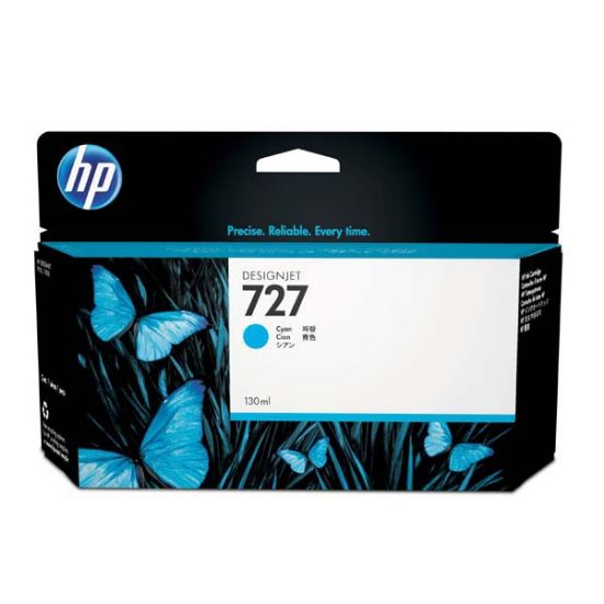 Imagem de HP original ink B3P19A, HP 727, cyan, 130ml, HP DesignJet T1500, T2500, T920