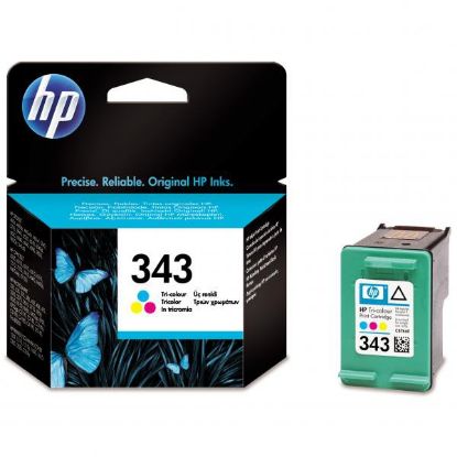 Imagem de HP original ink C8766EE, HP 343, color, 260str., 7ml, HP Photosmart 325, 375, OJ-6210, DeskJet 5740,5740xi