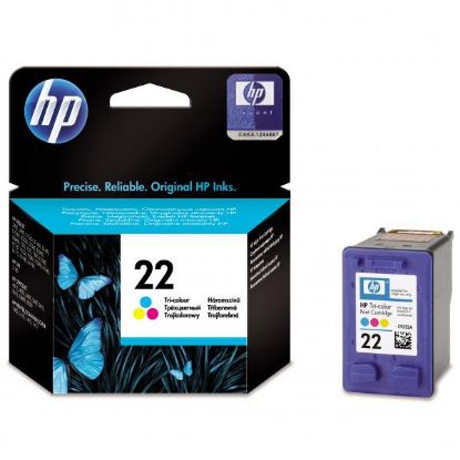 Imagem de HP original ink C9352AE, HP 22, color, 138str., 5ml, HP PSC-1410, DeskJet F380, D2300, OJ-4300, 5600