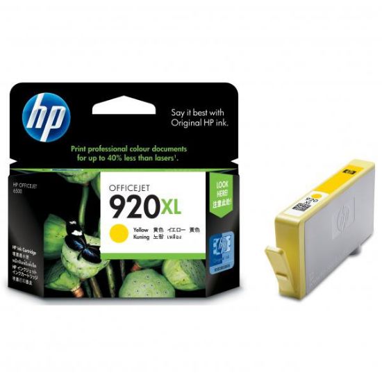 Imagem de HP original ink CD974AE, HP 920XL, yellow, 700str., HP Officejet