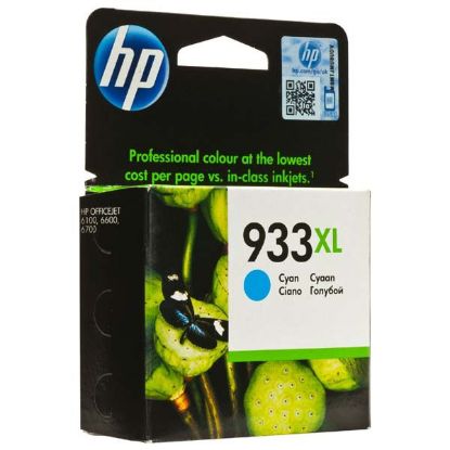 Imagem de HP original ink CN054AE, HP 933XL, cyan, 825str., HP Officejet 6100, 6600, 6700, 7110, 7610, 7510