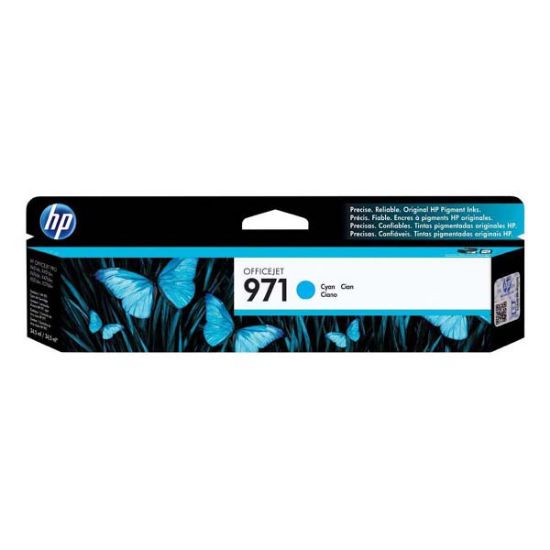 Imagem de HP original ink CN622AE, cyan, 2500str., HP 971, HP Officejet Pro X451dn, X451dw, X476dn MFP, X476dw