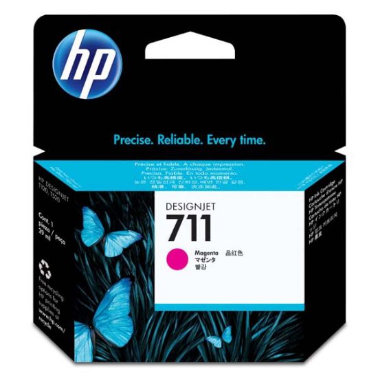 Imagem de HP original ink CZ131A, HP 711, magenta, 29ml, HP DesignJet T120, T520