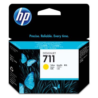 Imagem de HP original ink CZ132A, HP 711, yellow, 29ml, HP DesignJet T120, T520