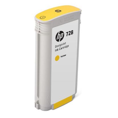 Imagem de HP original ink F9J65A, HP 728, yellow, 130ml, HP DesignJet T730, DesignJet T830, DesignJet T830 MFP